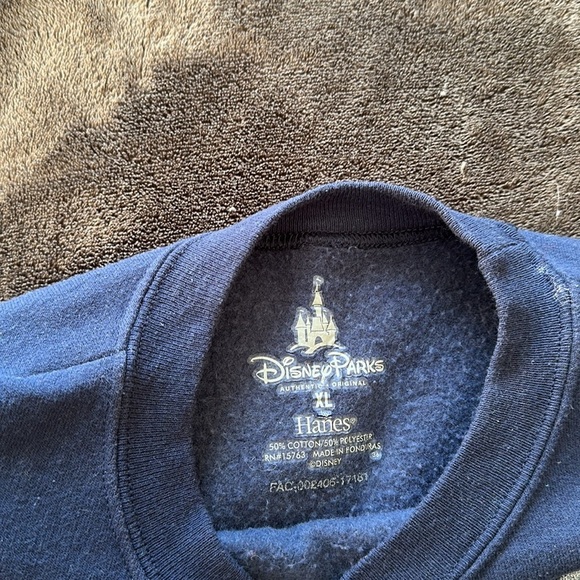 Disneyland Pennant Sweatshirt - Navy - Size XL - Picture 6 of 7